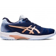 Asics Solution Speed Ff Peacoat/Rose Gold Tennis Shoes Women