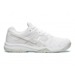 Asics Gel-Dedicate 6 White/Silver Tennis Shoes Women