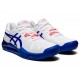 Asics Gel-Resolution 8 White/Lapis Lazuli Blue Tennis Shoes Women