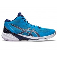 Asics Sky Elite Ff Mt 2 Island Blue/Indigo Blue Volleyball Shoes Men