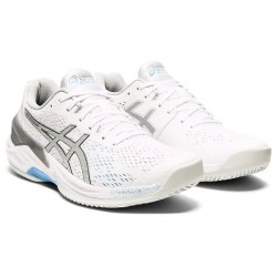 Asics Sky Elite Ff White/Pure Silver Volleyball Shoes Women