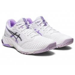 Asics Netburner Ballistic Ff 3 White/Digital Violet Volleyball Shoes Women