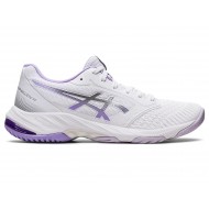 Asics Netburner Ballistic Ff 3 White/Digital Violet Volleyball Shoes Women