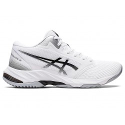 Asics Netburner Ballistic Ff Mt 3 White/Black Volleyball Shoes Women