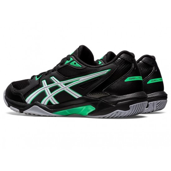 Asics Gel-Rocket 10 Black/New Leaf Volleyball Shoes Men