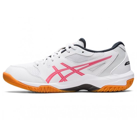 Asics Gel-Rocket 10 White/Pink Cameo Volleyball Shoes Women