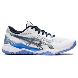 Asics Gel-Tactic White/Periwinkle Blue Volleyball Shoes Women