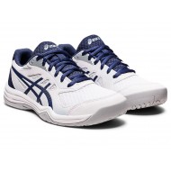 Asics Upcourt 5 White/Deep Ocean Volleyball Shoes Women