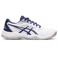 Asics Upcourt 5 White/Deep Ocean Volleyball Shoes Women