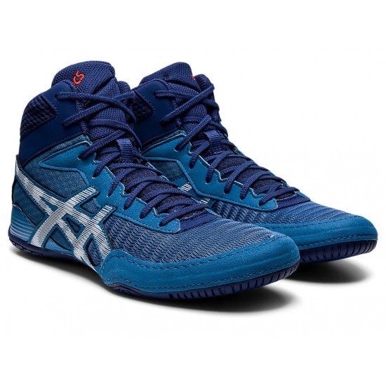 Asics Matcontrol 2 Azure/Deep Ocean Wrestling Shoes Men