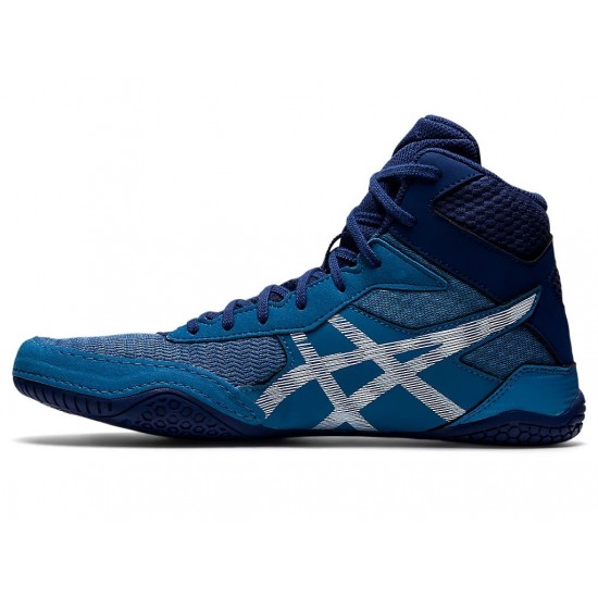 Asics Matcontrol 2 Azure/Deep Ocean Wrestling Shoes Men