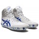 Asics Aggressor 5 White/Lapis Lazuli Blue Wrestling Shoes Men