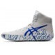 Asics Aggressor 5 White/Lapis Lazuli Blue Wrestling Shoes Men