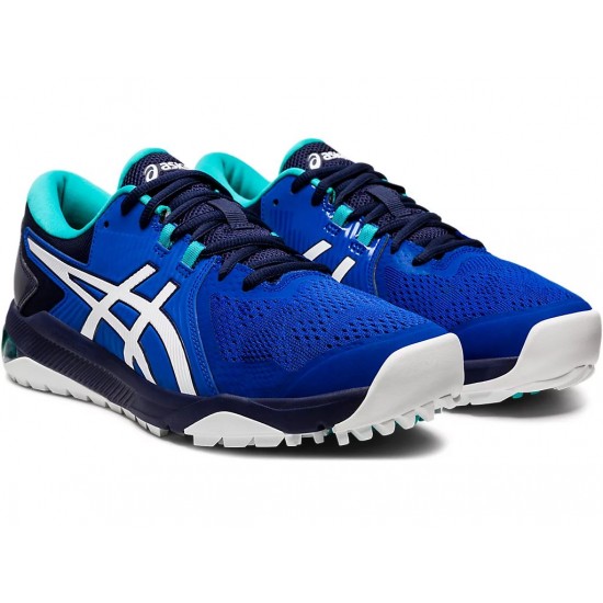 Asics Gel-Course Glide Blue/White Golf Shoes Men