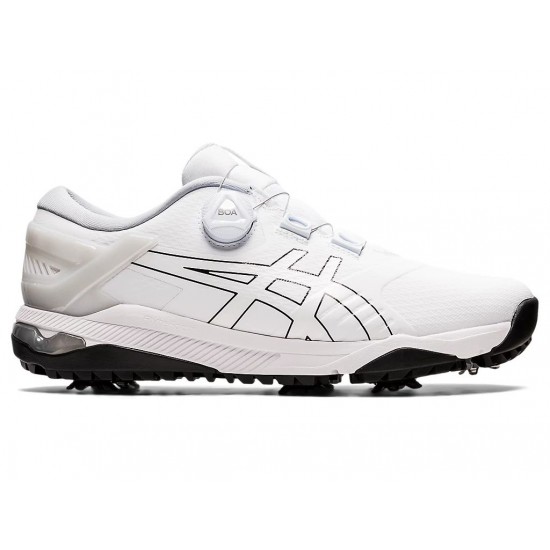 Asics Gel-Course Duo Boa White/Black Golf Shoes Men