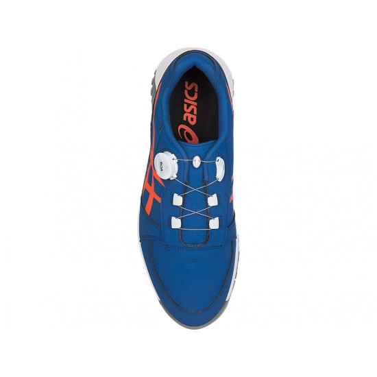 Asics Gel-Preshot Boa Imperial/Nova Orange Golf Shoes Men