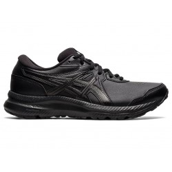 Asics Gel-Contend Walker (D) Black/Black Running Shoes Women