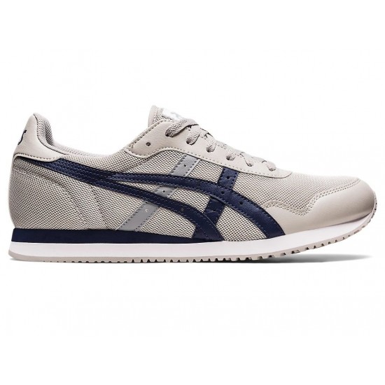 Asics Tiger Runner Oyster Grey/Peacoat Sportstyle Shoes Men