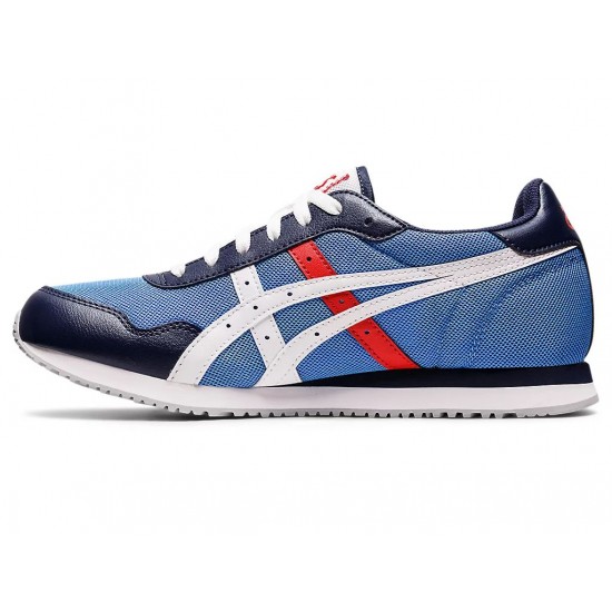 Asics Tiger Runner Blue Coast/White Sportstyle Shoes Men