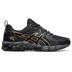 Asics Gel-Quantum 180 Black/Pure Gold Sportstyle Shoes Men