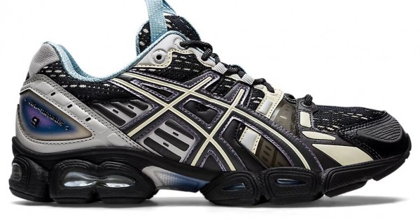 20-60代 人気ファッションブランド Asics Ub5-S Gel-Nimbus 9 Black/Gunmetal Sportstyle Shoes Men 靴