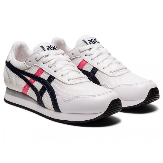 Asics Tiger Runner White/Midnight Sportstyle Shoes Women