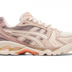 Asics Gel-Kayano 14 White Peach/Cream Sportstyle Shoes Women