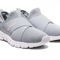 Asics Quantum Lyte Slip-On Piedmont Grey/Pink Salt Sportstyle Shoes Women