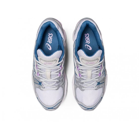 Asics Gel-Nimbus 9 White/Mid Grey Sportstyle Shoes Women