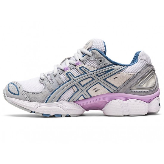 Asics Gel-Nimbus 9 White/Mid Grey Sportstyle Shoes Women