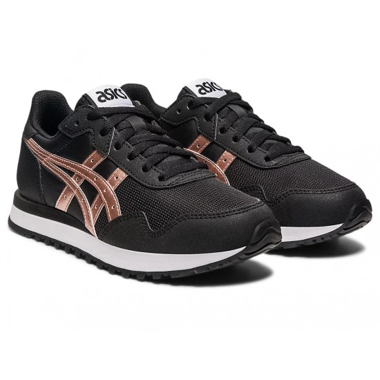 Asics Tiger Runner Ii Black/Rose Gold Sportstyle Shoes Women